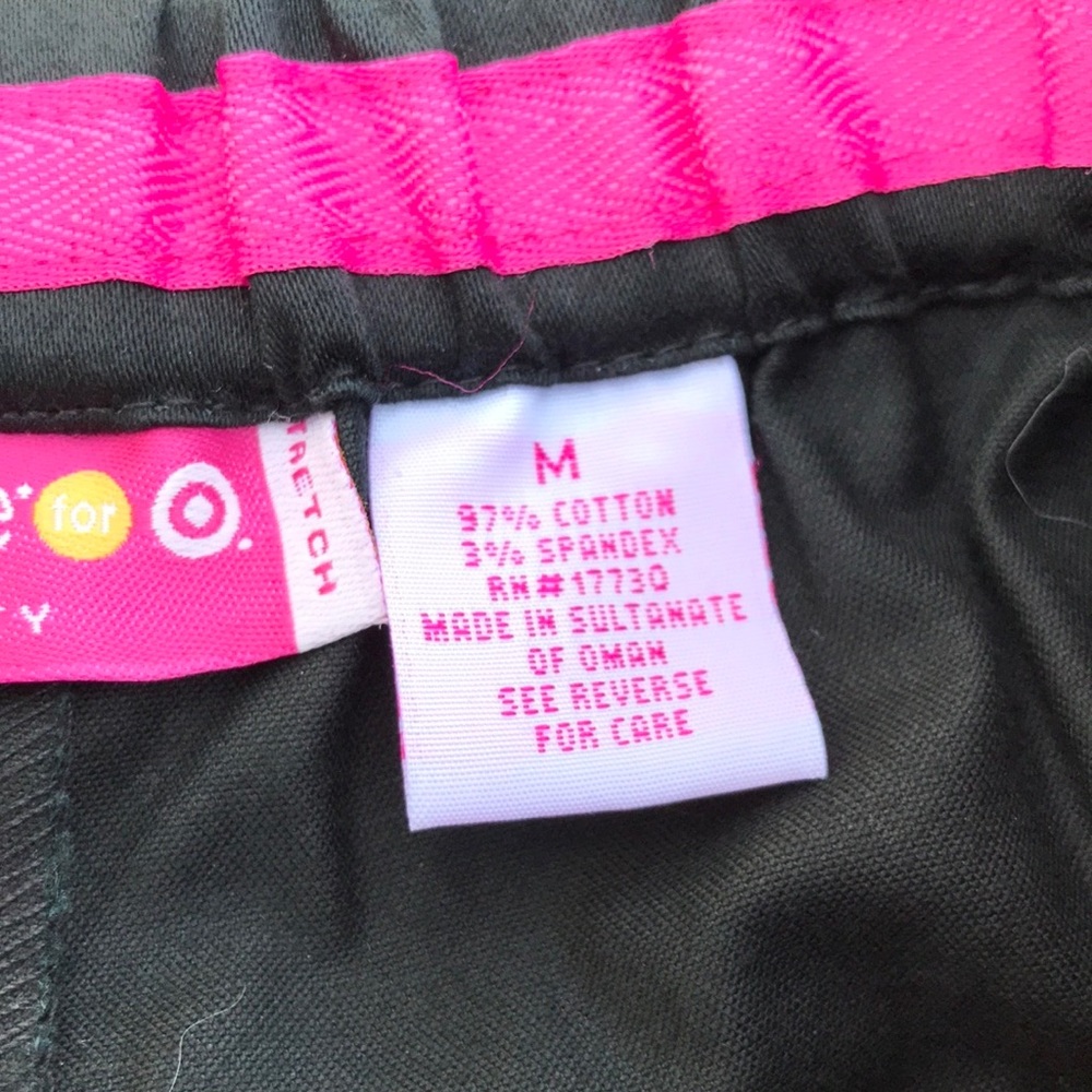 NWT Liz Lange Black Stretch Maternity Adjustable Elastic Waist Pants M No Panel